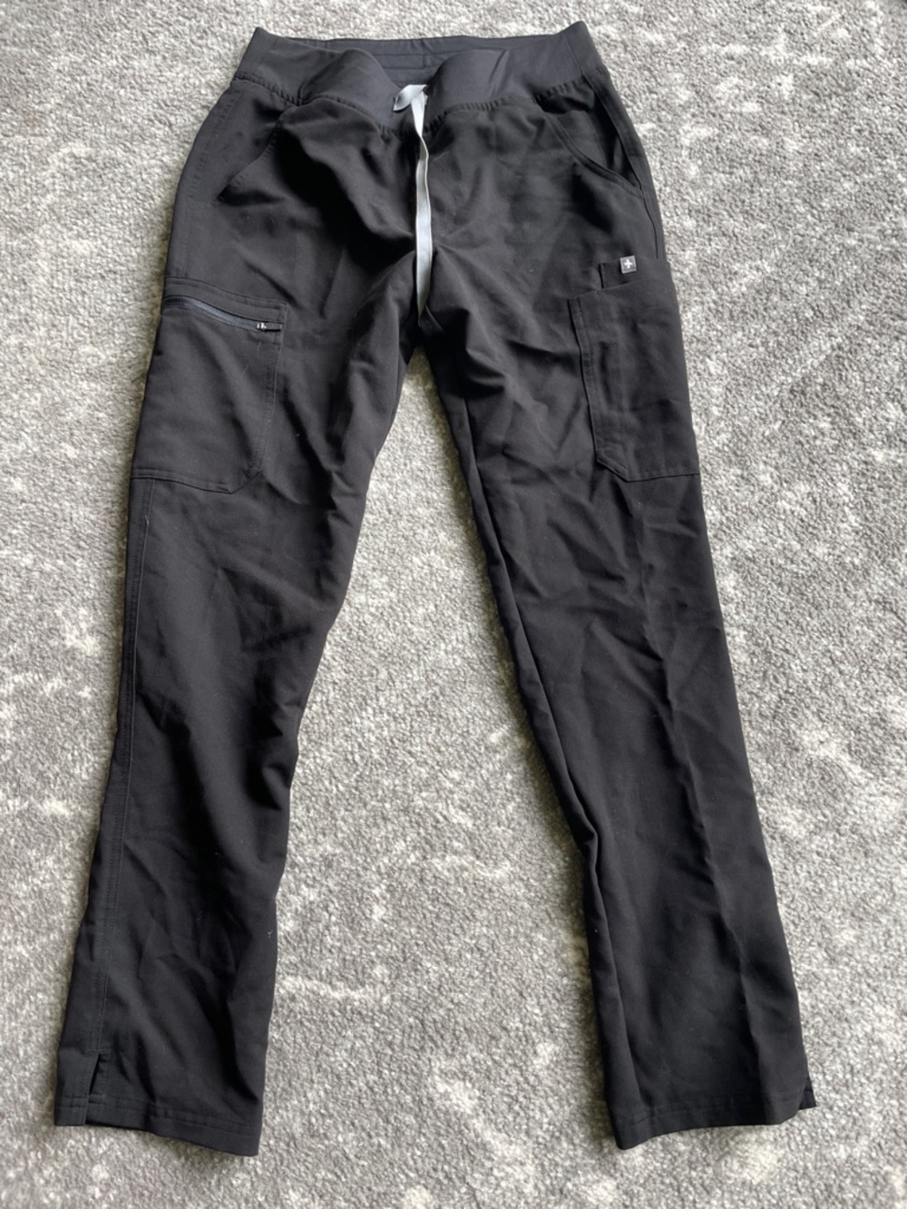 Figs Women's Black Drawstring Jogger Pants